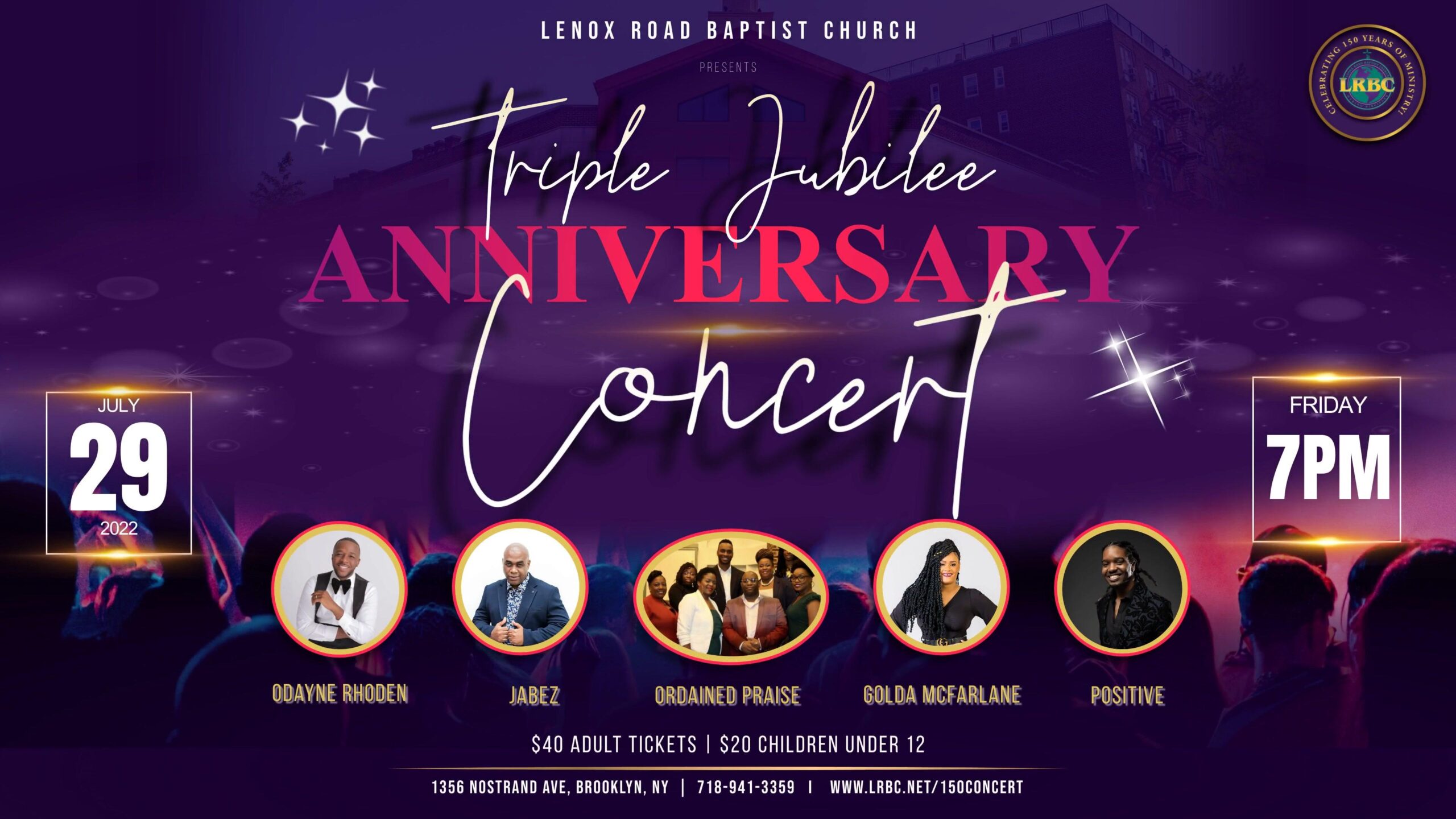 LRBC 150th Triple Jubilee Anniversary Concert