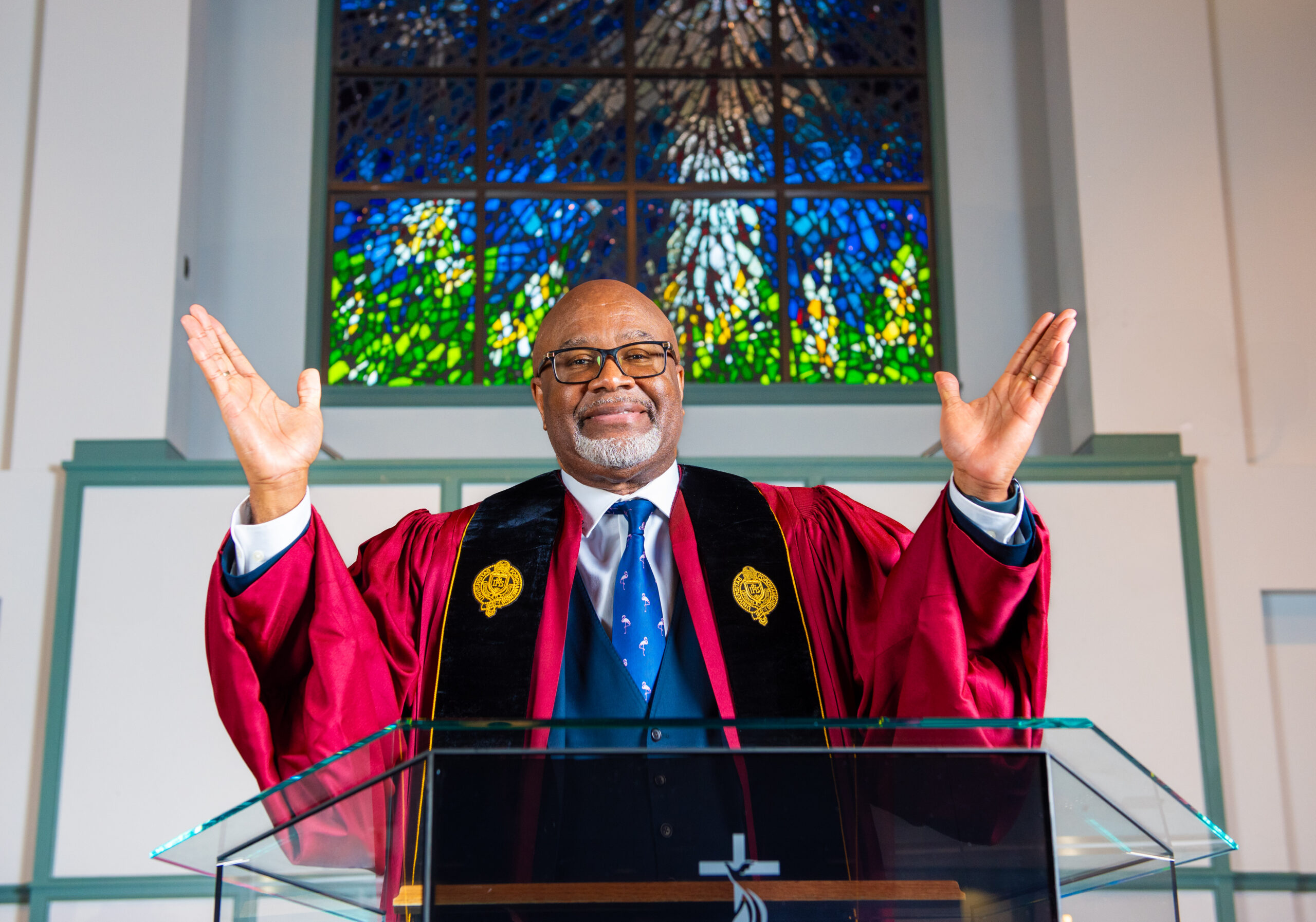 Rev. Dr. Kirkpatrick G. Cohall, Senior Pastor of Lenox Road Baptist Church